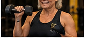 Illustrative fitness training scene
